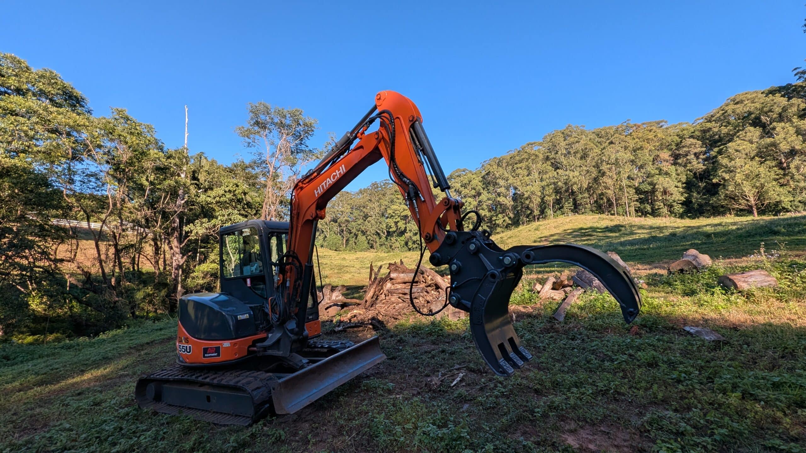 Excavator Hydraulic Log/Rock Grabs
