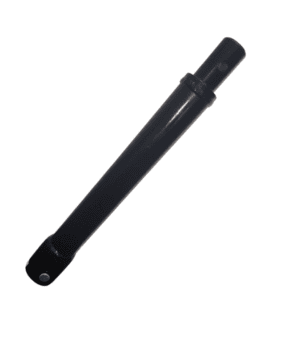 black Auger Extension tube on white background
